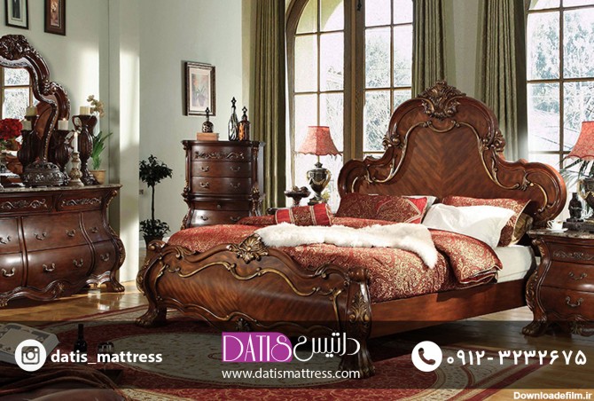 معرفی 5 سرویس خواب چوبی برتر داتیس + عکس تخت خواب های چوبی - تشک داتیس