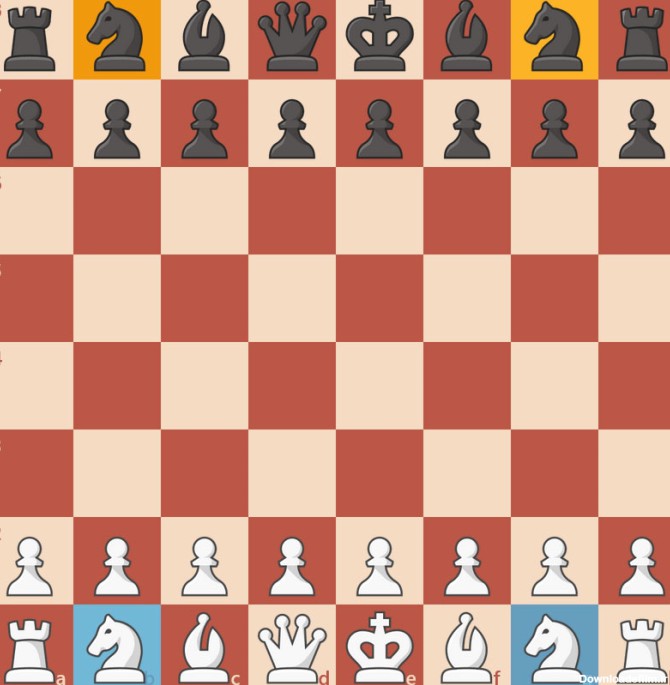 نحوه حرکت اسب در شطرنج