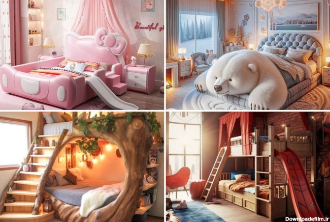مدل دکوراسیون لوکس اتاق خواب کودک