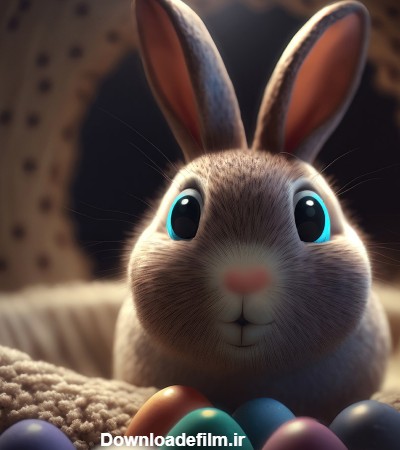 تصویر خرگوش ناز | متن نگار