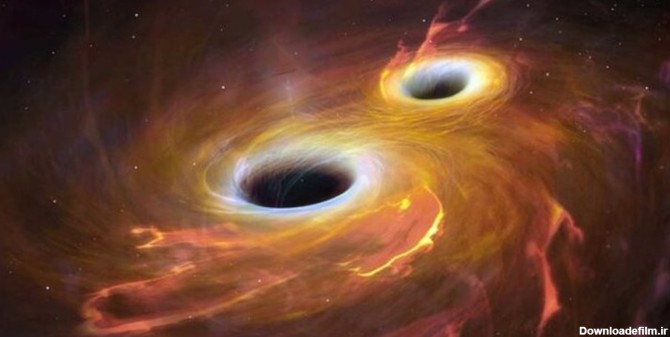 لحظه ادغام دو سیاه‌چاله شکار شد+عکس | پایگاه خبری جماران
