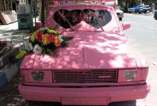 تصویری عجیب از یک ماشین عروس خاص! +عکس