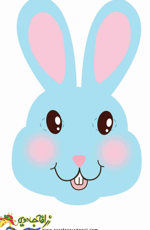نقاشی ساده صورت خرگوش - عکس نودی