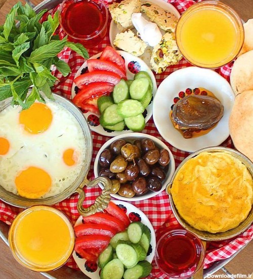 عکس صبحانه ی سلامت برای مدرسه
