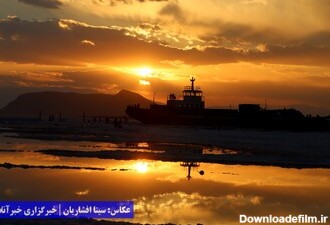 جدیدترین تصویر ماهواره‌ای دریاچه ارومیه / عکس