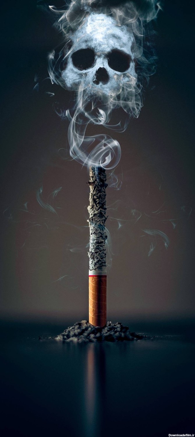 ❤️ تابلو سیاه و سفید سیگار مرگ با چاپ عکاسی - مبین چاپ