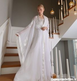 خرید لباس خواب عروس شیک | قیمت روبدوشامبر عروس ابریشمی | فروشگاه لوتوس