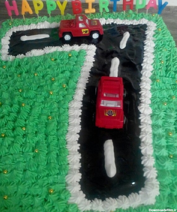 کیک تولد هفت سالگی پسر م | سرآشپز پاپیون