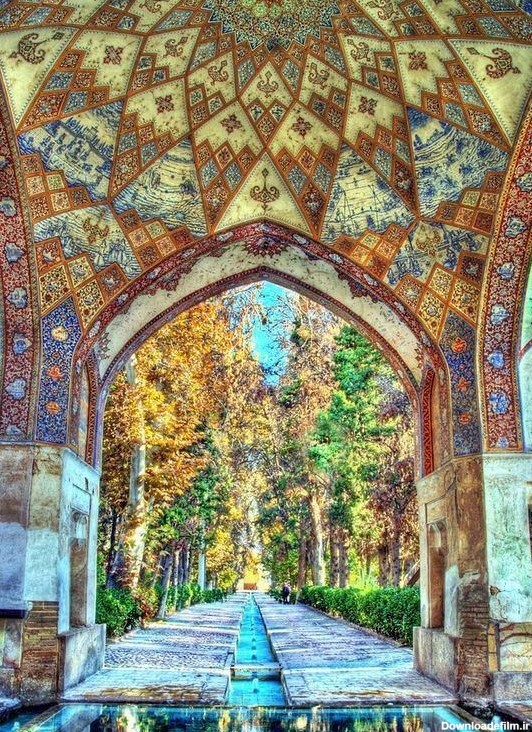 عکس / یکی از زیباترین باغهای ایران ! - تسنیم