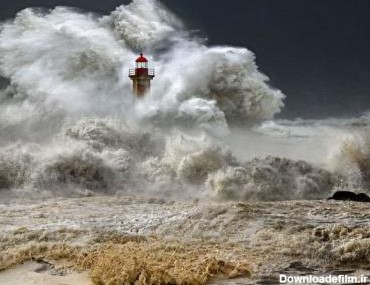 عکس/وقتی دریا طوفانی می شود