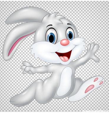 فایل کارتونی و دوربری شده خرگوش