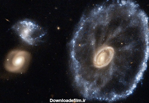 کهکشان چرخ گاری چیست و چگونه تشکیل شده است؟ - عمادعلم %