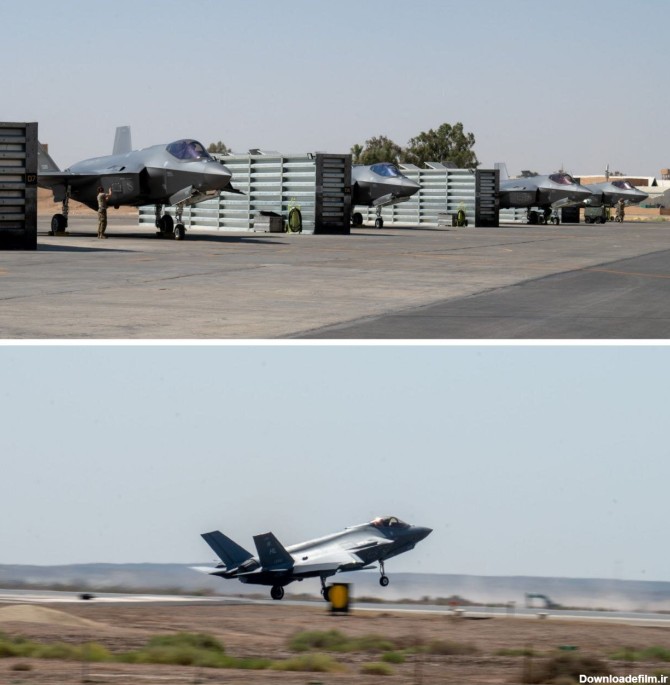 خبرآنلاین - عکس | اولین تصاویر از ورود جنگنده‌های F35 آمریکا به ...