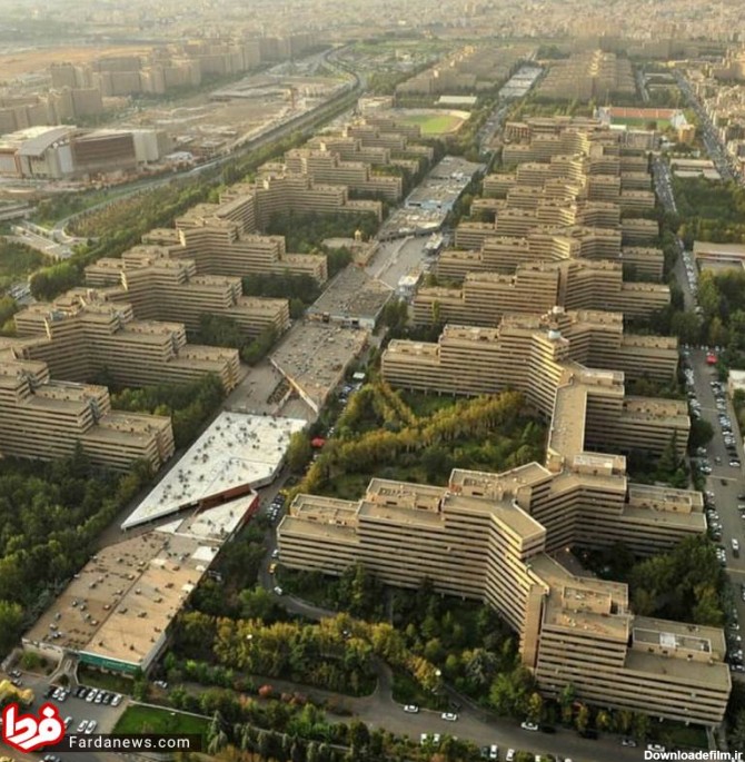 عکس هوایی جالب از شهرک اکباتان تهران