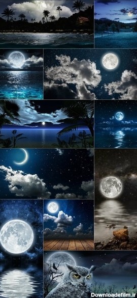 دانلود مجموعه عکس های آسمان زیبا و ستارگان در شب