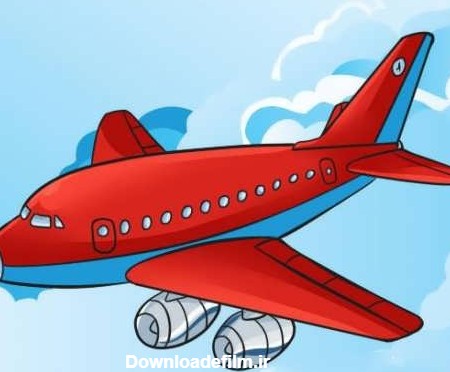 کودکانه عکس هواپیما کارتونی