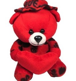 خرید و قیمت عروسک خرس تدی کلاهدار عاشق | ترب