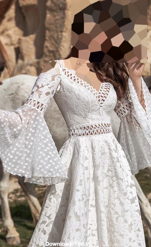 ۲۷ مدل لباس مجلسی سفید و شیک ۱۴۰۲ - ماگرتا