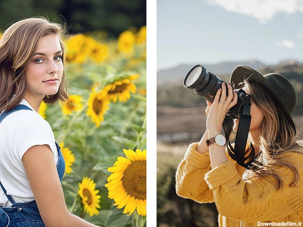 60 ژست عکاسی دخترانه در طبیعت | ایده جدید عکس پاییز، دریا، جنگل و.