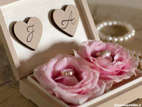 تزیین جا حلقه ای عروس و داماد برای سفره عقد + تصاویر | خواندنی ها