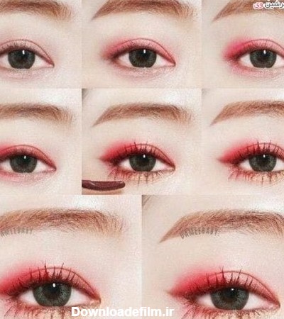 آرایش چشم کره ای و ژاپنی با ایده های بسیار زیبا و جذاب | پومو