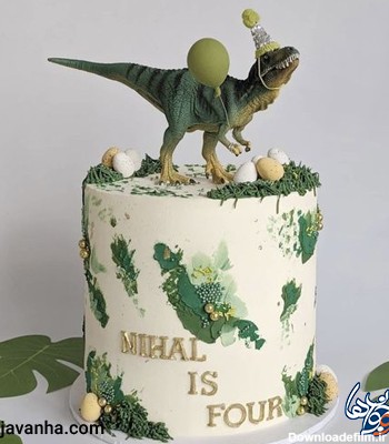 کیک تولد پسرانه دایناسور