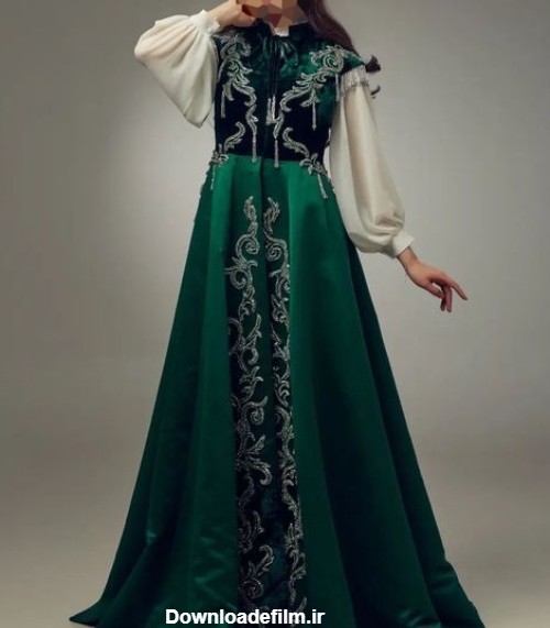 مدل لباس عربی زنانه بلند