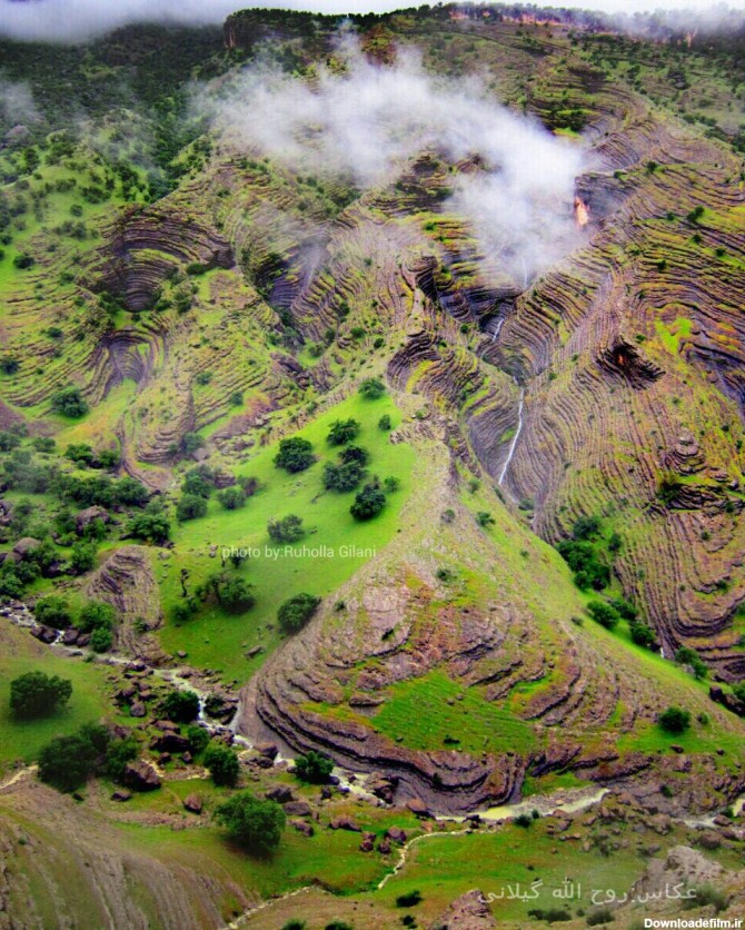 طبیعت زیبای دره شهر ایلام - عکس ویسگون