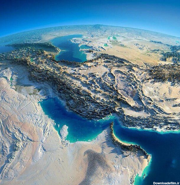آخرین عکس ماهواره ای از فلات ایران