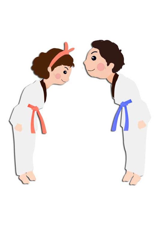 دانلود وکتور مفهومی کاراته کارها