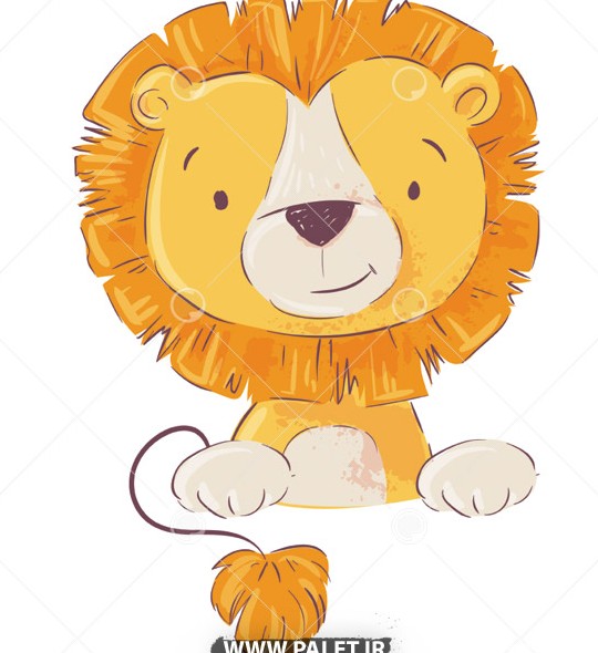 عکس از شیر جنگل کارتونی