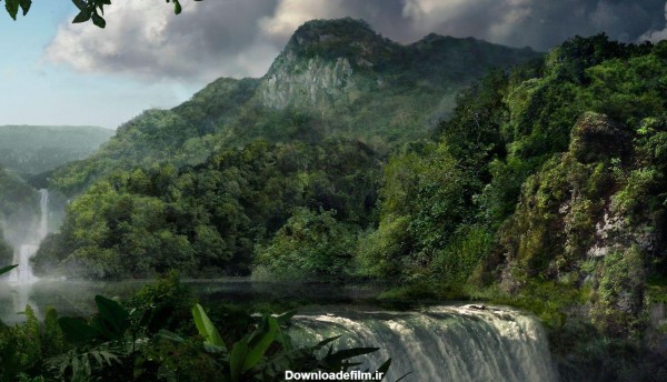 عکس پروفایل دلپسند طبیعت بکر با نقشی از رودخانه و جنگل