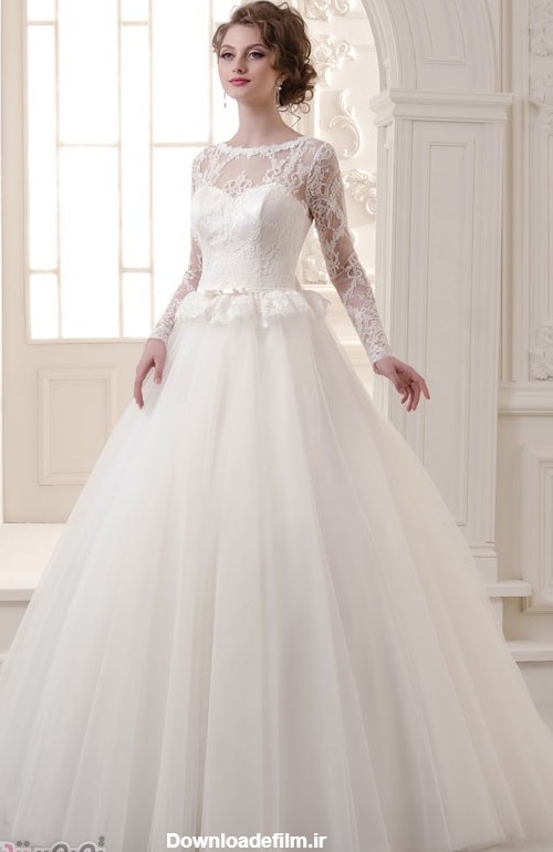 لباس عروس آستین دار, لباس عروس آستین بلند, لباس عروس پوشیده