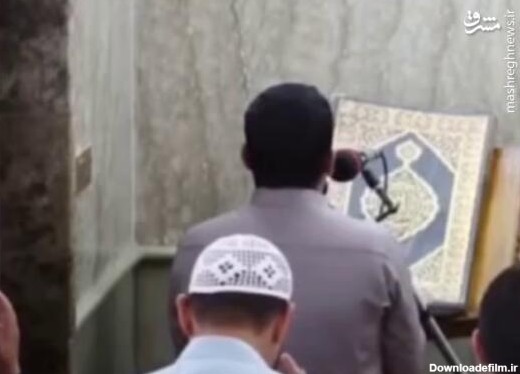 بیهوش شدن امام جماعت مسجد عراق از شدت گریه برای غزه