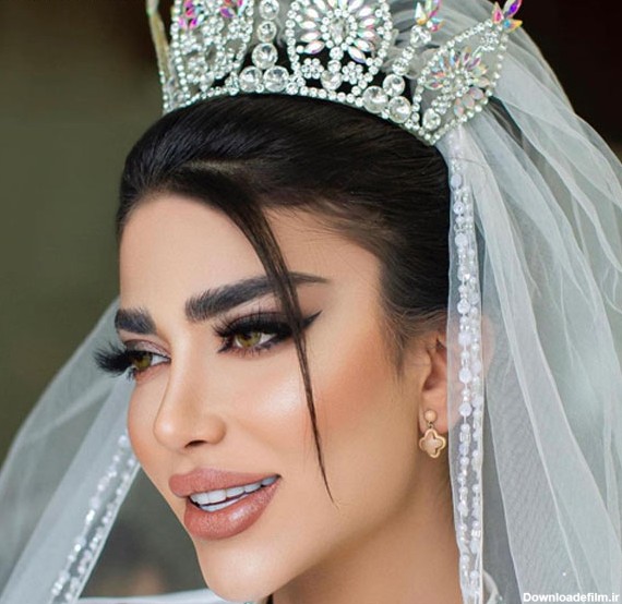 مدل آرایش صورت عروس جدید به سبک ایرانی و اروپایی لایت جذاب - مُچُم