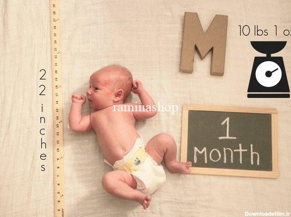 ایده عکاسی 1 ماهگی نوزاد دختر - مجله اینترنتی رامینا
