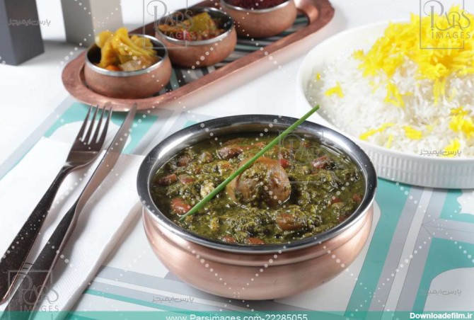 Dinner Saffron rice Persian dish - دانلود عکس - پارس ایمیجز ...