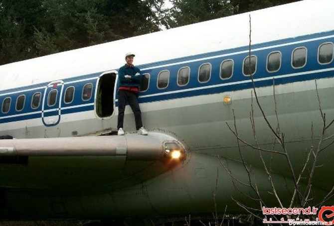 این مرد در یک هواپیمای جت واقعی زندگی می‌کند! +تصاویر - خبرآنلاین