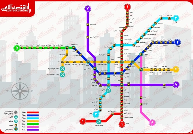 با مترو تهران به کدام نقاط شهر دسترسی دارم؟ | پایگاه خبری ...