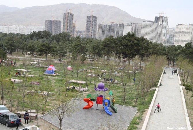 تصاویر | تراکم جمعیت در روز طبیعت در پارک چیتگر - همشهری آنلاین