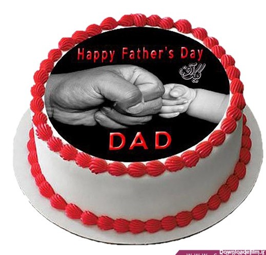 سفارش کیک روز پدر - کیک تصویری من و پدر | کیک آف
