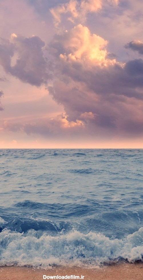 عکس پس زمینه موبایل نمای زیبای ساحل دریا - والپیپر و بک گراند