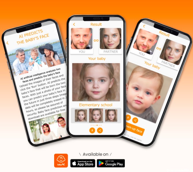 سایت baby ac هوش مصنوعی: پیش بینی چهره نوزاد | خودنویس
