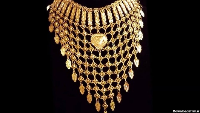 گردنبند طلا _Gold Necklace Designs Latest Arabic Gold Jewellery Designs
