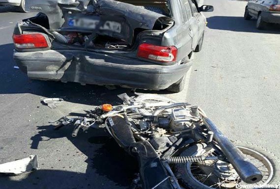 قانون تصادف ماشین با موتور در ایران