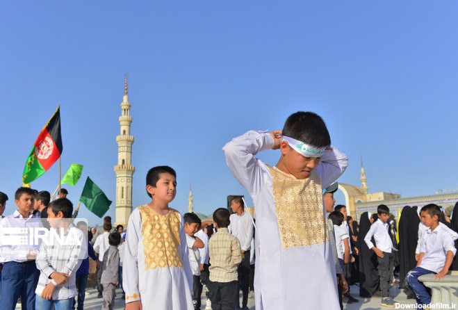 تصاویر| اجرای سرود سلام فرمانده توسط کودکان افغان