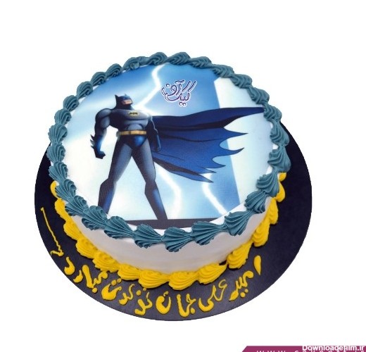 چاپ عکس روی کیک - کیک بتمن در نبرد | کیک آف