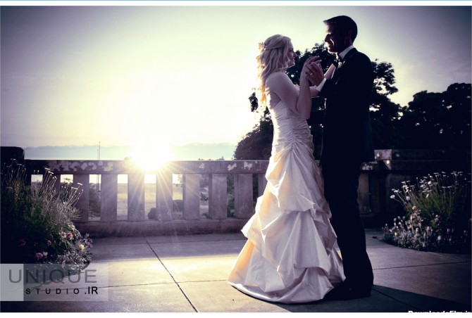 خاص ترین مدل عکس عروس و داماد - آتلیه عروس یونیک , wedding studio