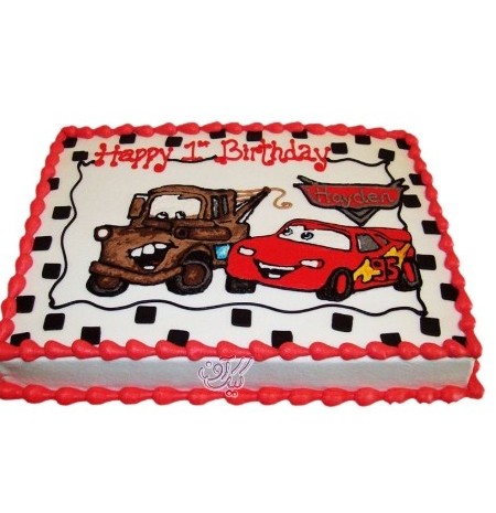 کیک ماشین - کیک مک کوئین و دوستش | کیک آف