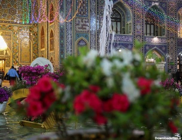 گل‌آرایی حرم امام رضا (ع) به مناسبت روز پدر+عکس | خبرگزاری فارس